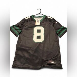 Nike Men's Black and Green Jersey